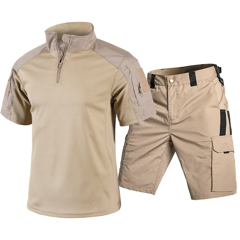 Tactical Military Shirt Cargo - Robustes Herren-T-Shirt mit kurzen Ärmeln und