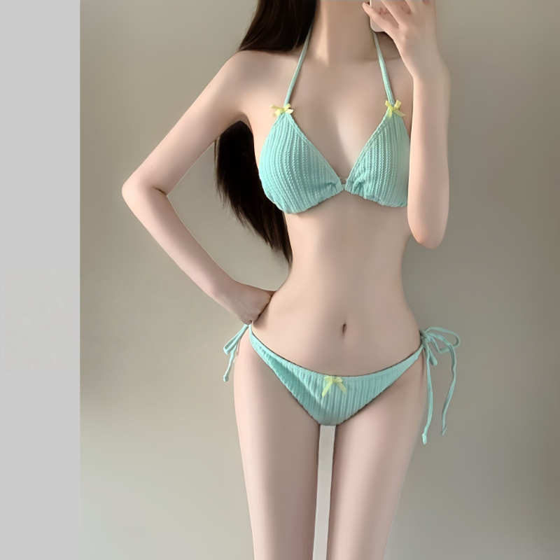 Suits - 2026 Sommer Damen Langarm-Bikini-Set – Koreanische