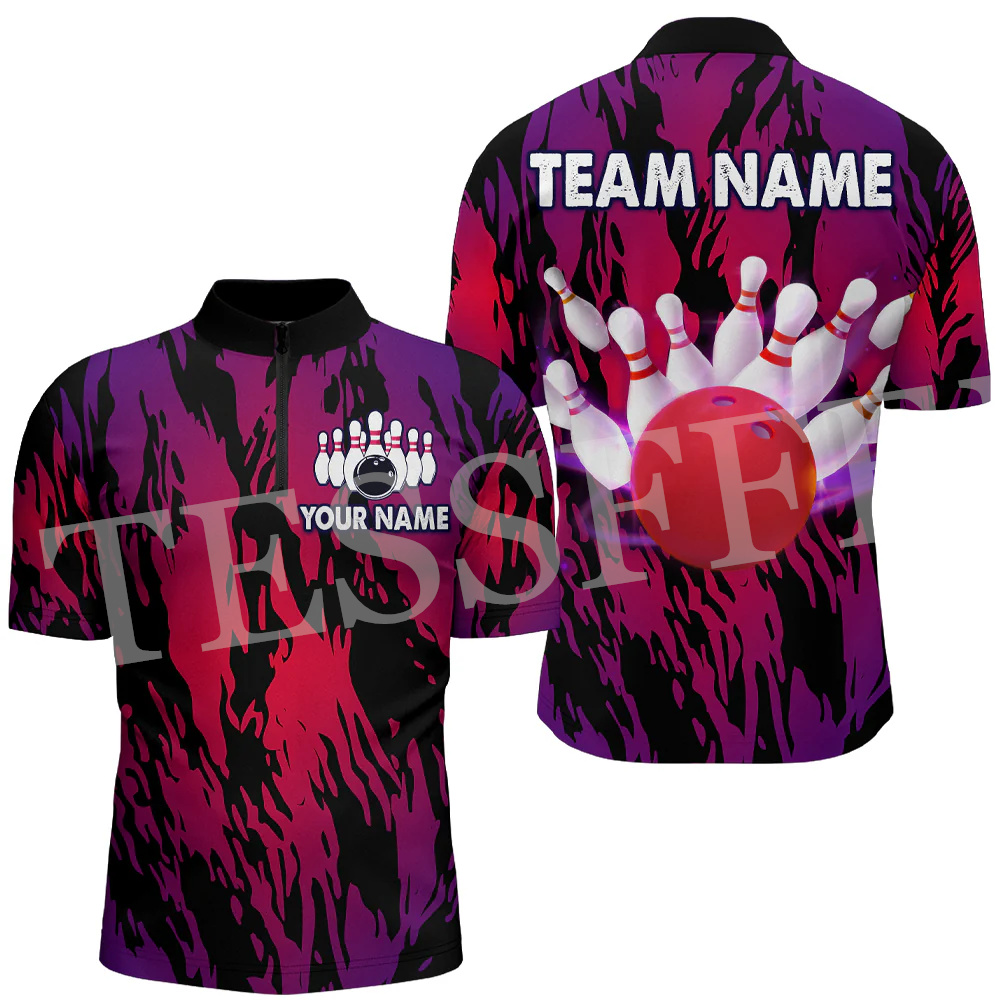 Custom Name Strike Bowling Fla – Short Sleeve Bowling Shirt Retro Bewertung und Preis