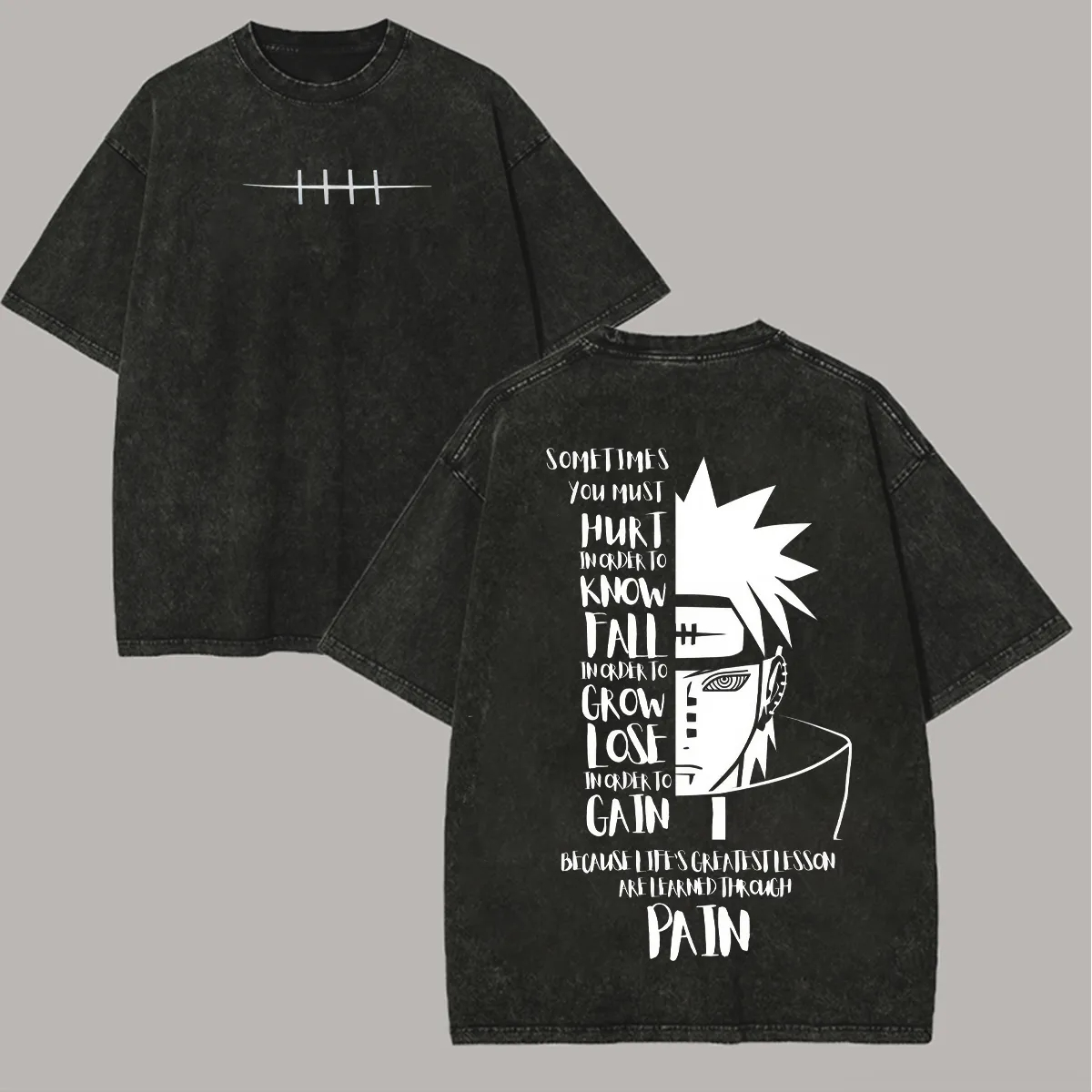 Naruto Shisui Uchiha T-Shirt M – Acid Wash Vintage Graphic T Shirt Bewertung und Preis