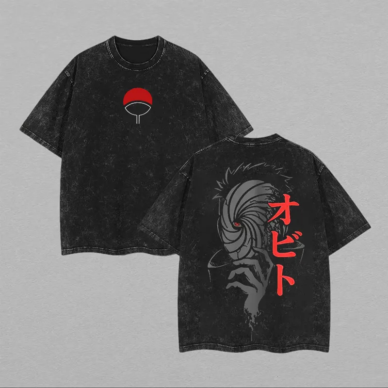 Naruto Shisui Uchiha T-Shirt M – Acid Wash Vintage Graphic T Shirt Bewertung und Preis
