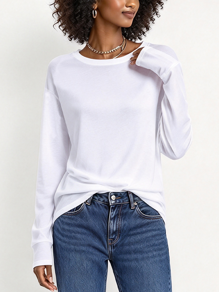 3PCS Damen Y2K Einfarbiges Lan – Shirts Bewertung und Preis