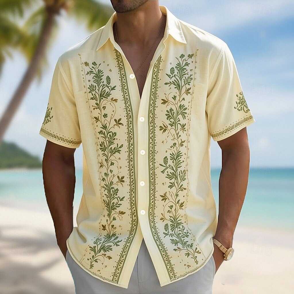Herren-Hawaiihemd mit Umlegekr – Vintage Hawaiian Floral Shirt Bewertung und Preis